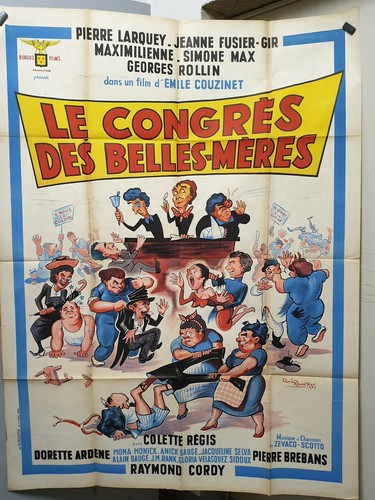 Affiche ancienne film - ancienne, congrès