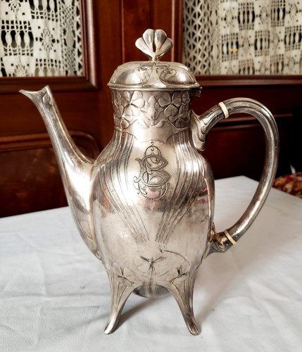 Cafetiere métal argenté - métal,