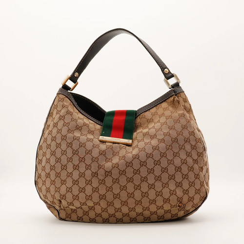 Sac gucci hobo web toile - gucci,