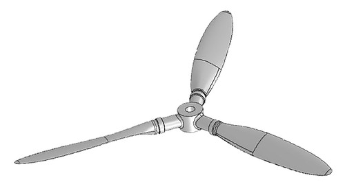 Hélice tripale 12x8 extra - hélice,
