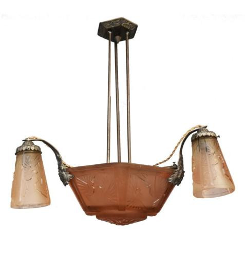 Lustre tulipes années - lustre, 1930