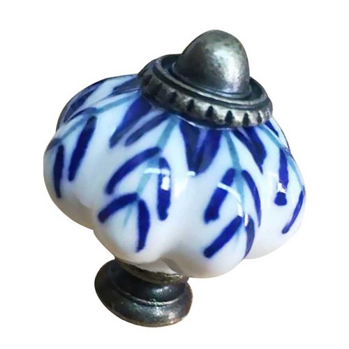 Bouton porte citrouille en - de,