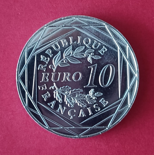 Argent 2014 coq - 10€,
