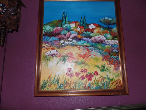 Tableau keiflin style village - keiflin,