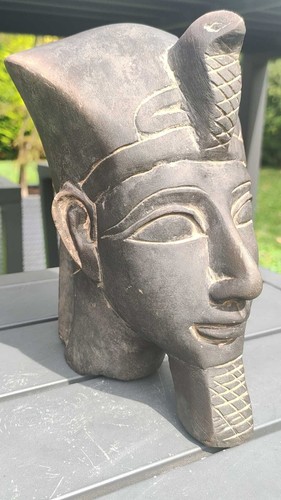 Sculpture égyptienne tête - sculpture, Égyptienne/tête