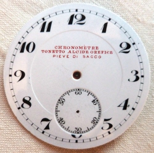 Cadran émaillé ancien montre