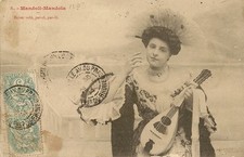 Carte postale fantaisie femme - fantaisie,