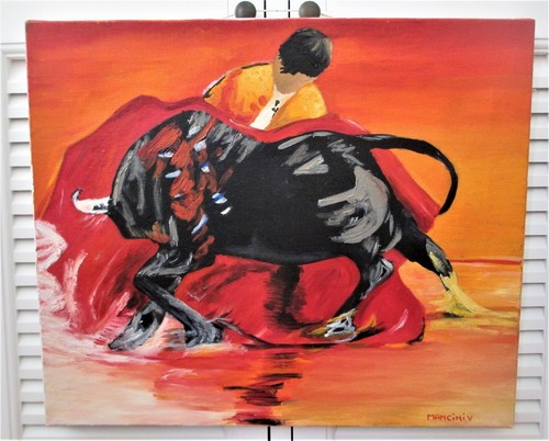 Tableau peinture signee - tableau,