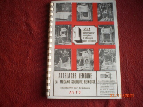 Ancien catalogue attelages - ,