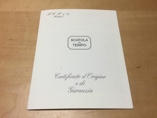 Booklet scatola del tempo - booklet,