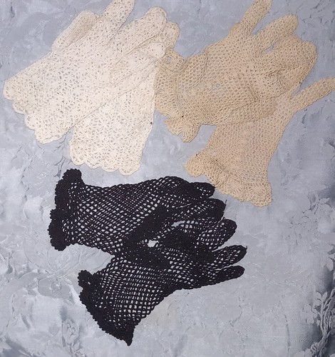 Anciennes paires gants au - 3,
