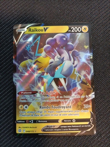 Carte pokémon raikou - pokémon,