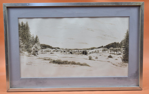 Dessin original 1958 oye - original,