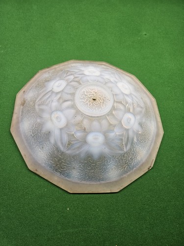 Coupe art deco lustre - lustre, verre
