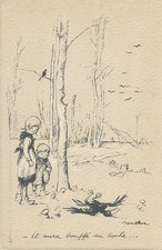 Cpa illustrateur poulbot - 14-18,