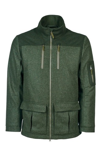 Hunting dog loden jacket - loden,