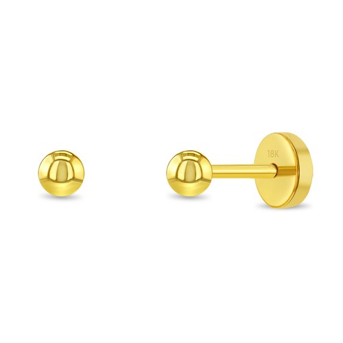 18k poli balle 3mm bébé - bébé, /