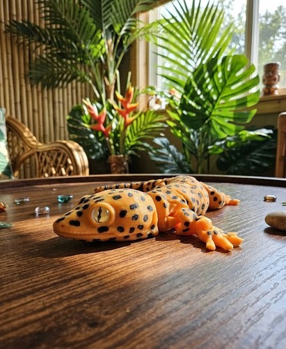 Gecko fidget articulated desk - articulated,