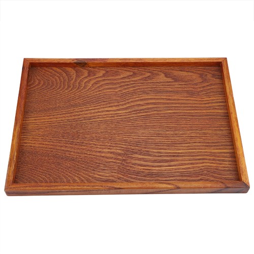 Rectangle wooden tea - rectangle, tray