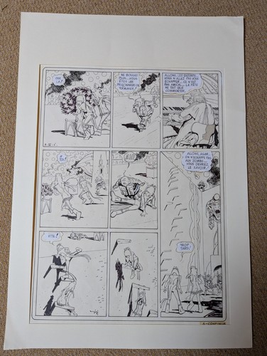 Planche originale robert - planche,