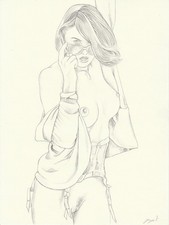 dessin de nu féminin (female