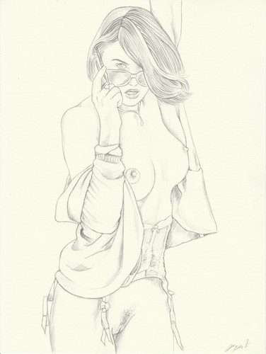 Dessin féminin female - de, (female