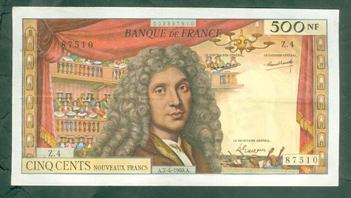 Rare billet 500nf - billet, de