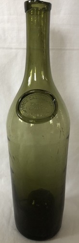 Bouteille vide 19eme cachet - bouteille,