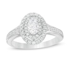 Bague de fiançailles double