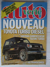 AUTO VERTE 4X4 N° 59 /TOYOTA TURBO D/SANTANA COMPRESSEUR/SUZUKI TURBO