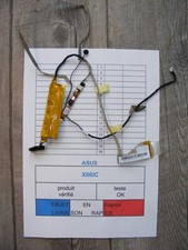 Nappe d’écran + Webcam pour ASUS X66IC