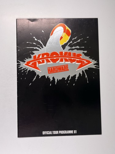 Krokus programme autographié - krokus,
