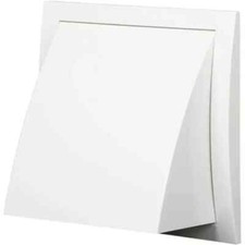 Grille de façade avec clapet