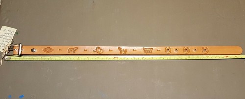 Handmade leather belt - 20",