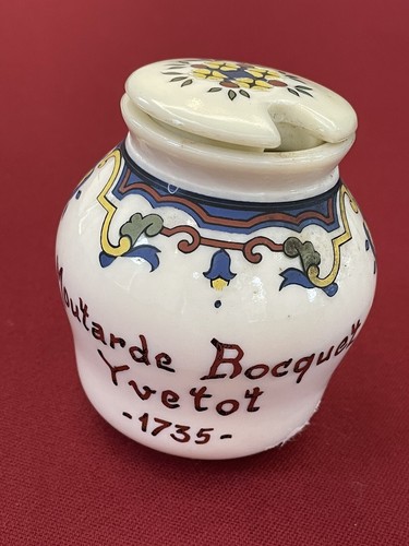 Pot moutarde porcelaine - pot, À