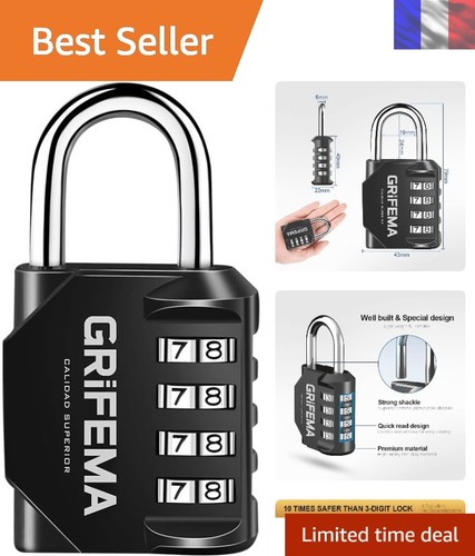 Cadenas sécurisé code 4 - cadenas,