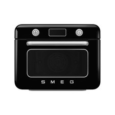 Four Electrique + Vapeur Smeg 50 cm Années 50 COF01BLEU Noir