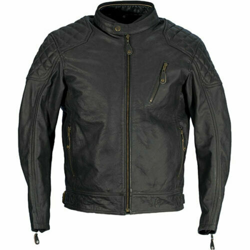 Veste moto cuir - veste, de