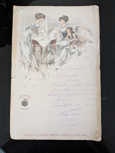 Menu ancien cognac - menu,