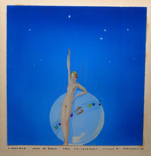 Superbe aquarelle jean adrien - superbe,