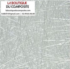 5m² DE MAT DE VERRE 300g. pour résine polyester et époxy.