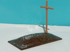 PLAYMOBIL TOMBE CROIX CIMETIÈRE OUEST ENTERREUR CERCUEIL SÉRIE ROSE pirate