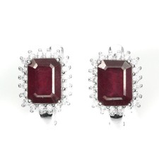 925 Argent Sterling Boucles