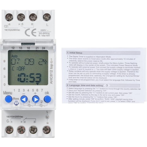 Minuteur programmable canaux - programmable,
