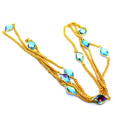 Chaîne de cou tourmaline