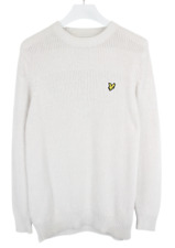 LYLE & SCOTT Pull Homme MEDIUM Col Roulé Tricoté Mélange De Laine