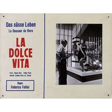 LA DOLCE VITA Lobby Card N01 - 14x18 in. - 1960 - Federico Fellini, Mastroianni,