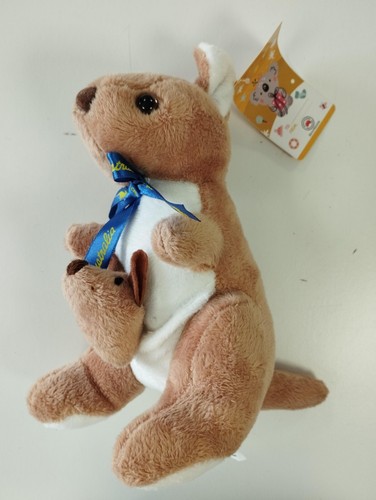 Peluche maman kangourou avec - peluche,