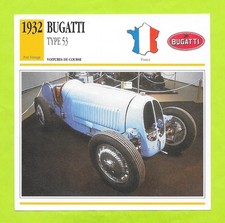 Fiche Edito Service - Bugatti