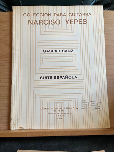 Gaspar sanz suite - sanz, espanola